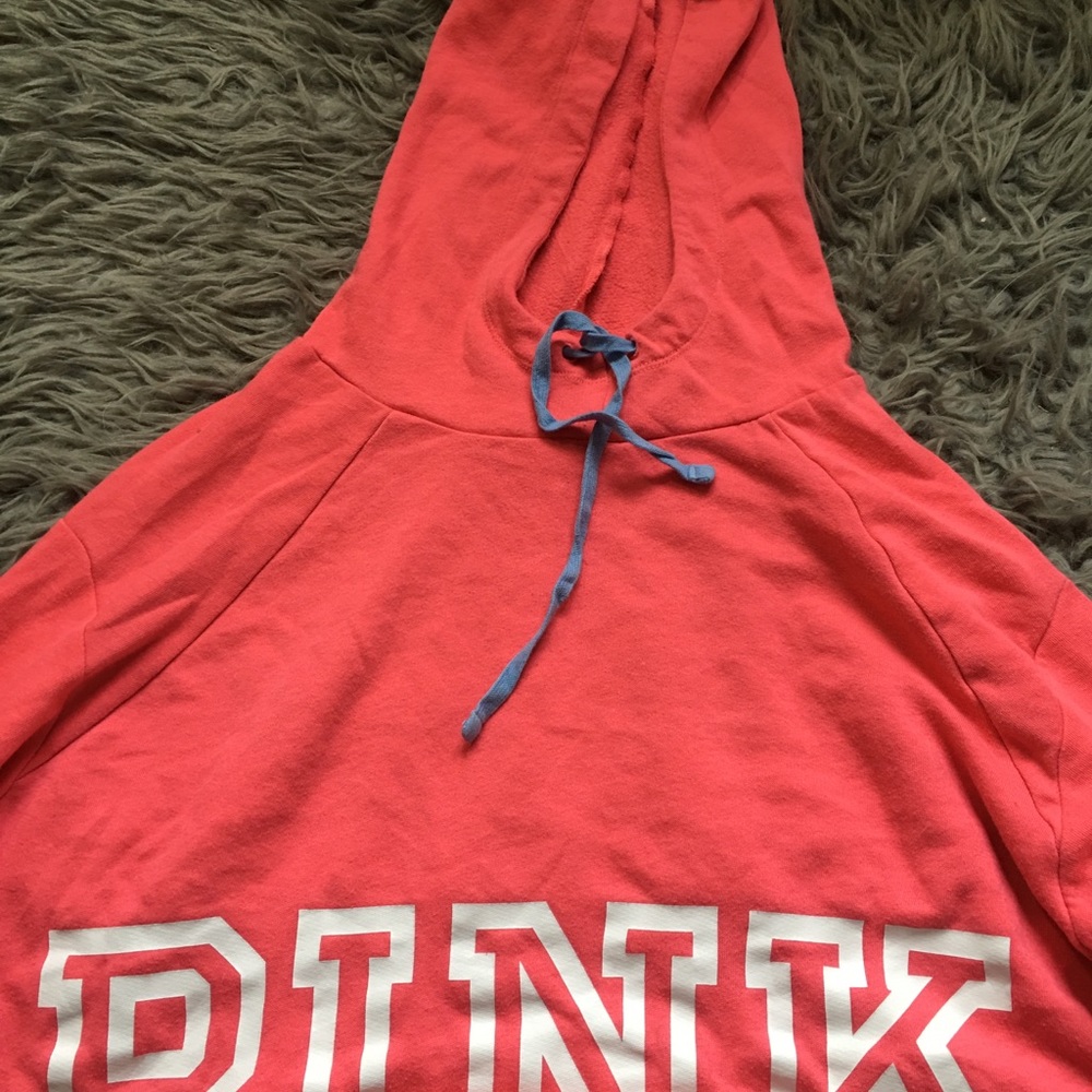 Pink cropped sweatshirt